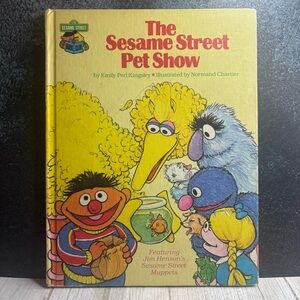 Vintage 1980 Sesame Street Book Club The Sesame Street Pet Show by Kingsley HB
